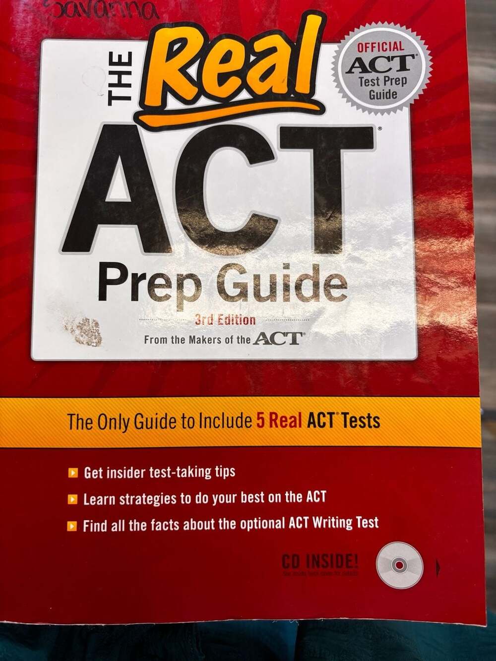 The Real ACT Prep Guide 3rd Edition Official Test Prep Book